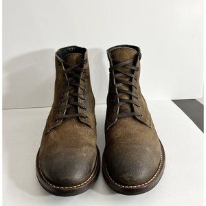 Thursday Boot Co. Moc Pres Suede Boots Mens 11 Brown Lace Up Plain Toe